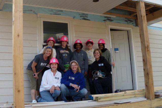 Women Build 2011 Columbia Heights home week 6