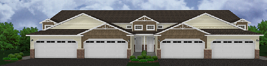 Hugo Townhomes Rendering Front