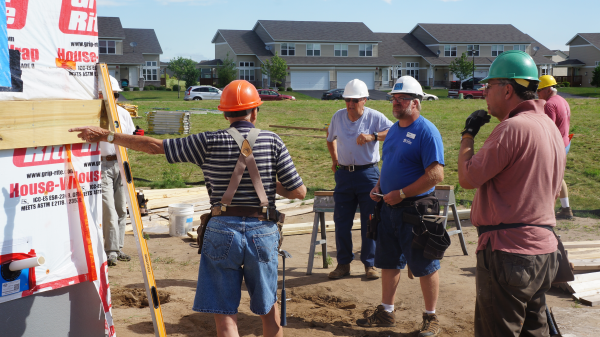 The Dakota Crew with Site Supervisor Erik Johnson