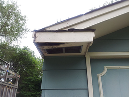 Clarissa's home needed siding repairs