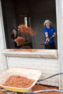 Global Village volunteers in Costa Rica
