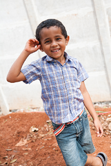 A little Habitat helper in Costa Rica