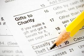 Donating to charity