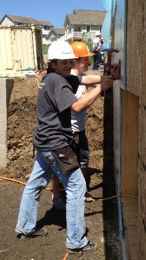 First of four Habitat homes underway in Savage