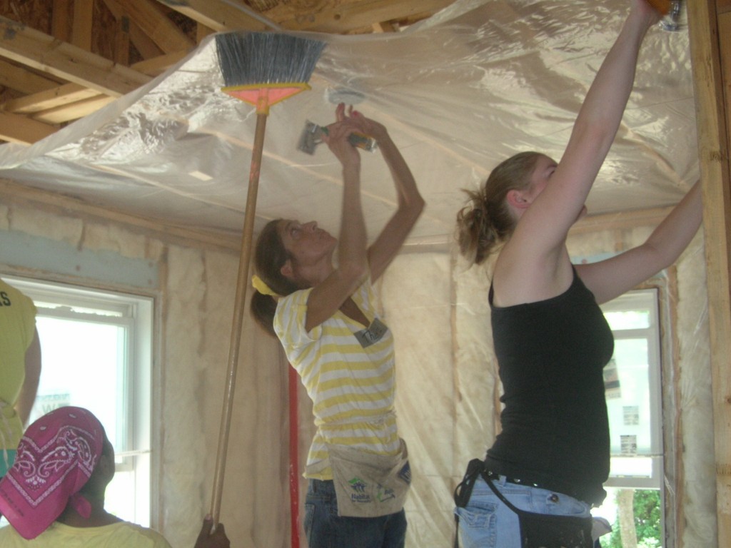 Women Build 2012 North Minneapolis home week 7