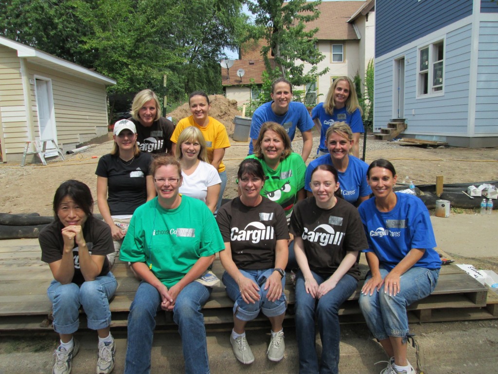 Women Build 2012 North Minneapolis home week 10