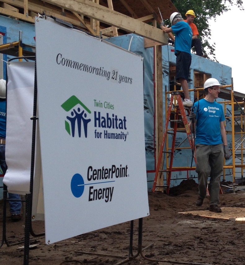 CenterPoint Energy celebrating 21 years of building with Habitat