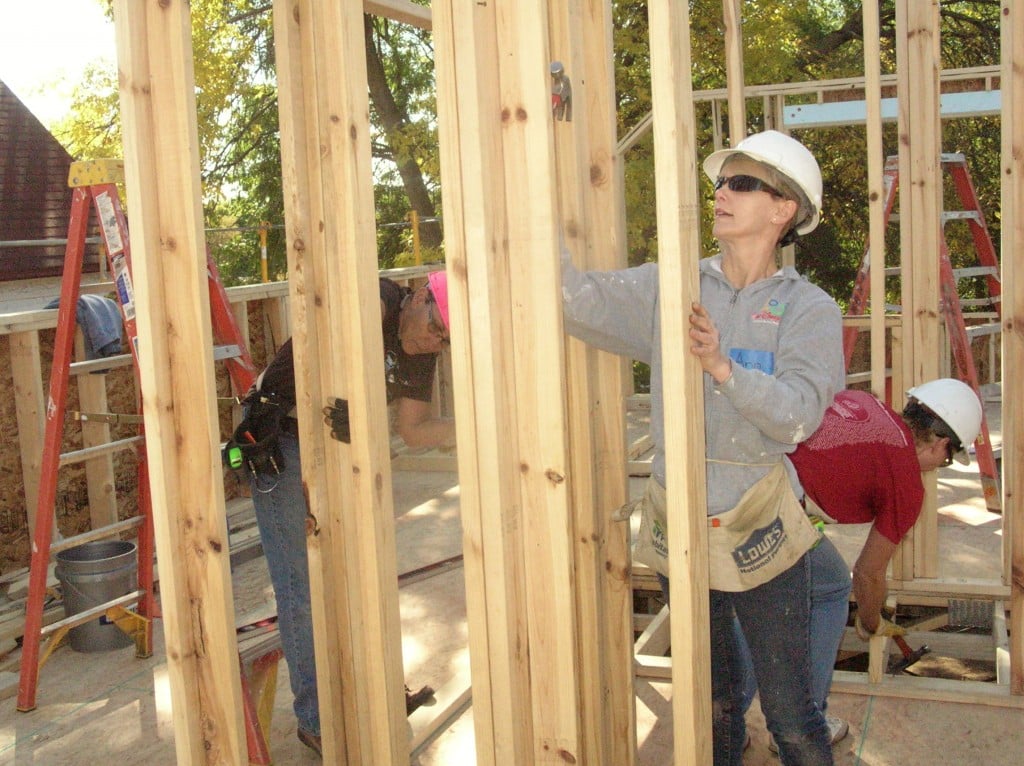Women Build 2012 St. Paul home week 3