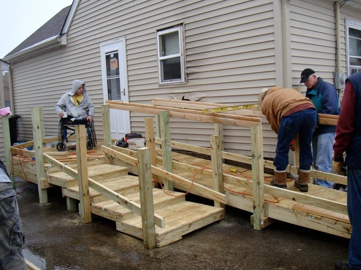 Injured Veterans getting wheelchair ramps thanks to partnership