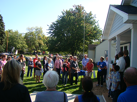 Crowd Crystal home dedication