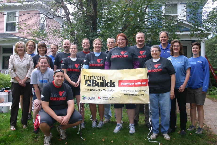 Thrivent commits to eight Twin Cities Habitat for Humanity homes in 2015