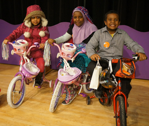 Calabrio, Inc. Donates Kids' Bikes to Twin Cities Habitat for Humanity Partner Families