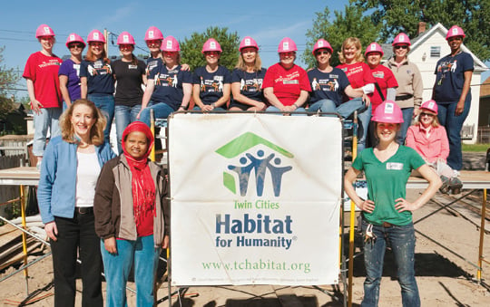 A new way for women to build Habitat