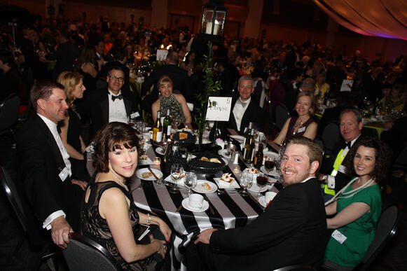 CarVal Table at Hard Hat Black Tie Gala