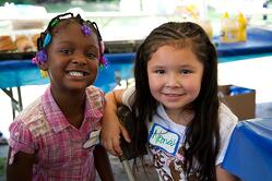 Kids at Habitat Event