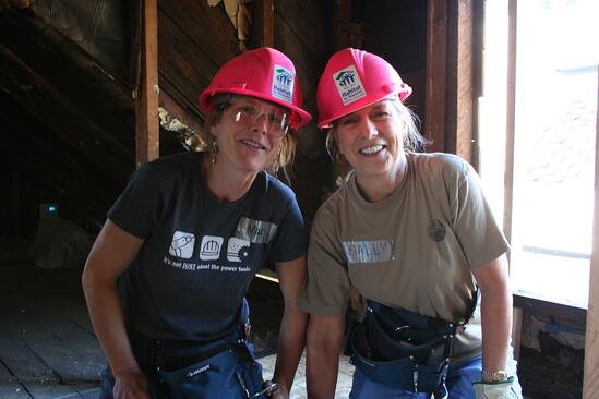 Women Build Volunteers
