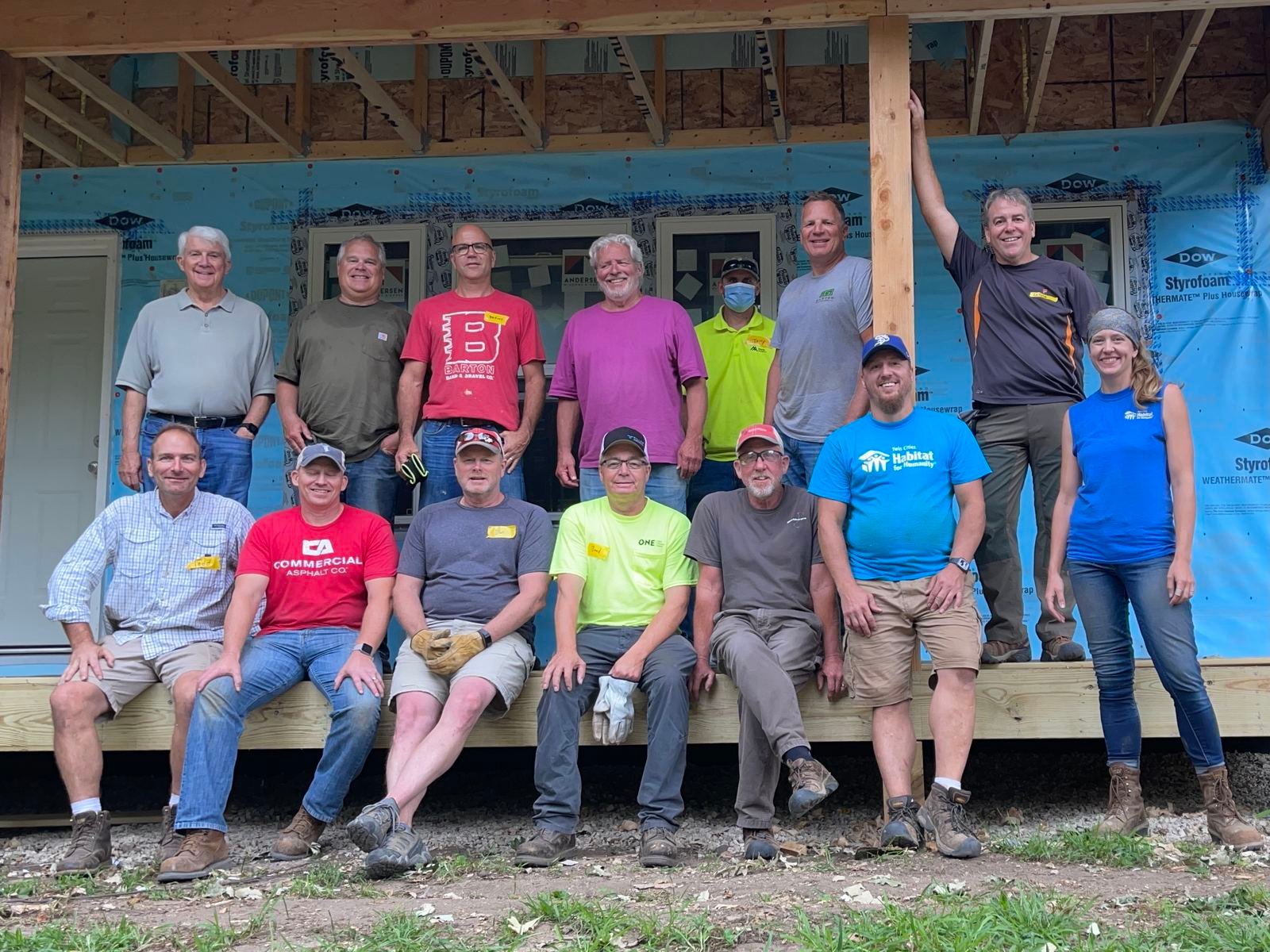 team at build site