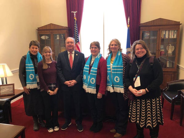 Minnesota Habitat advocates pose for a photo with Representative Jim Hagedorn.