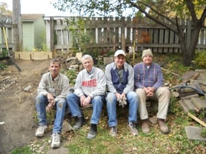 Four members of the AReg volunteer crew.