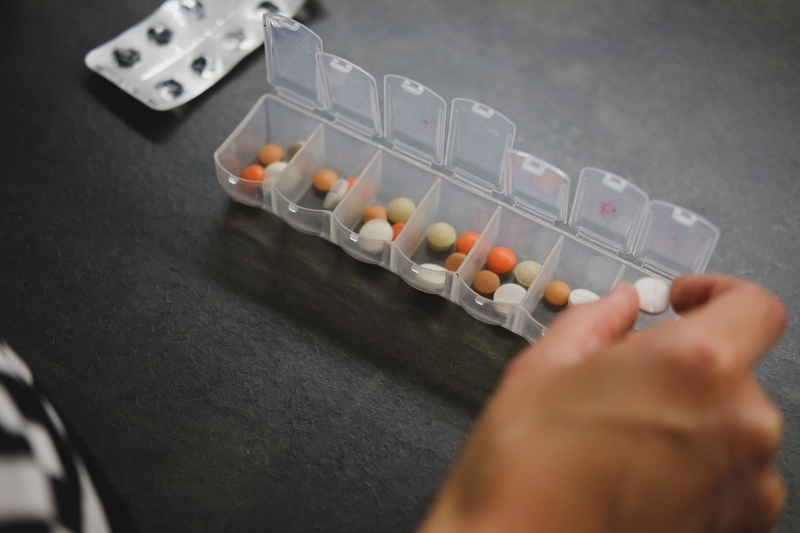 A medication organizer, photo by Laurynas Mereckas