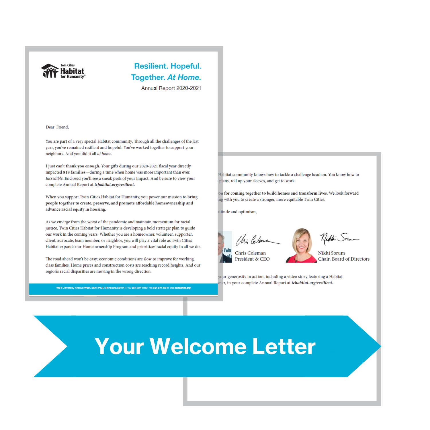 Annual Report Welcome Letter Graphic