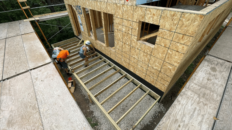 AmeriCorps Emma Blog - Overhead shot of build