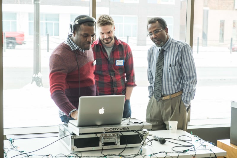 Hassan and the DJ team