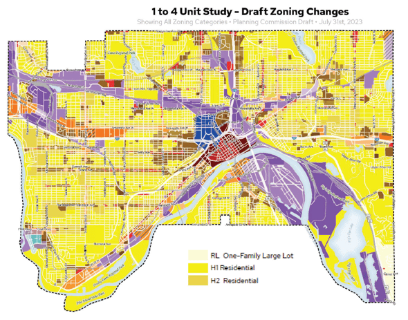 St. Paul New Zoning Districts