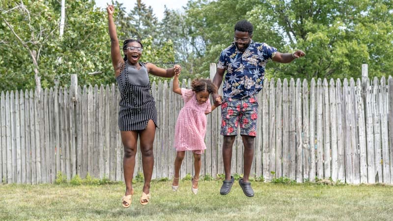Carrolls family jumping