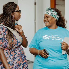 Smiling program participant.