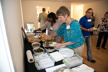 Food at the Dedication