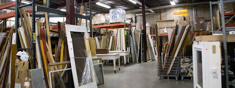 Selection of doors at ReStore