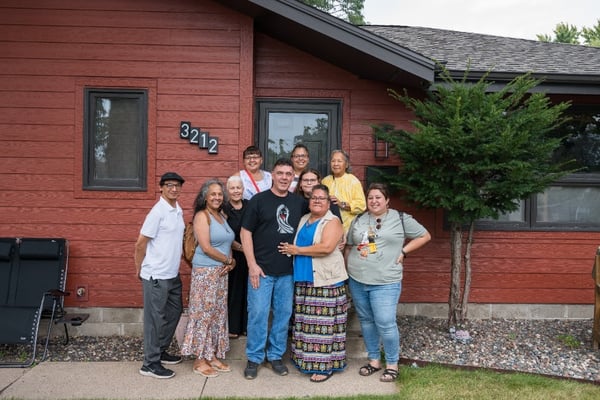Angeline and Allen with family.