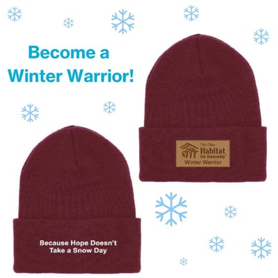 Winter Warrior Volunteering beanie