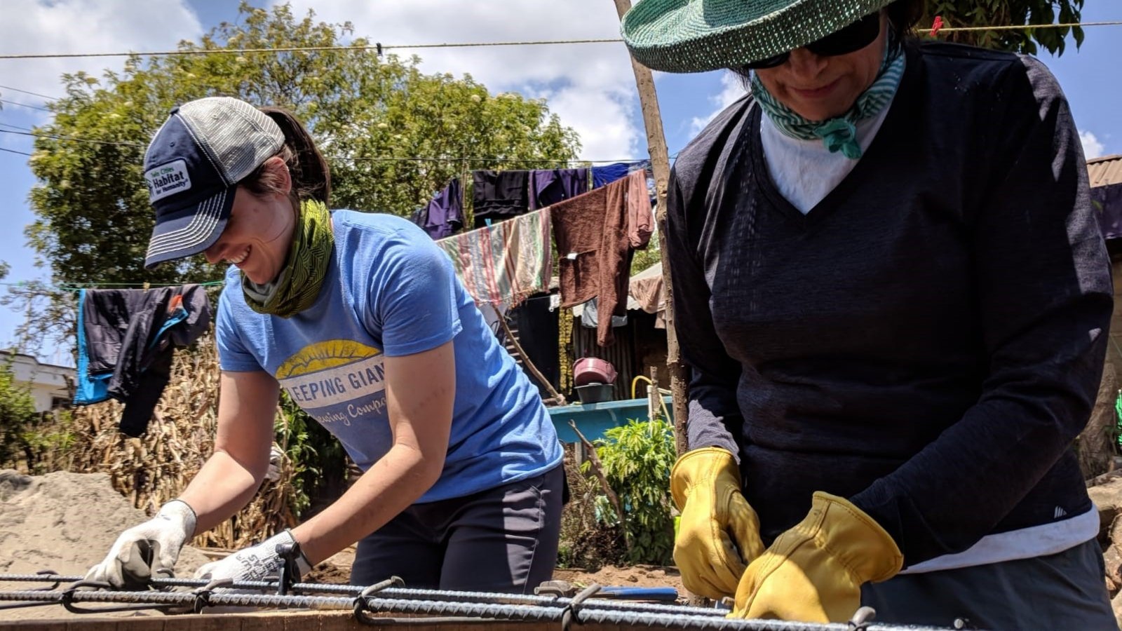 Rebar Project Global Village Build in Guatemala