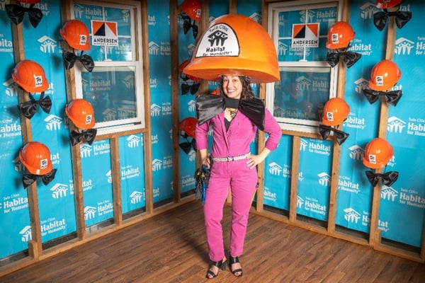 Catina at Hard Hat and Black Tie gala.
