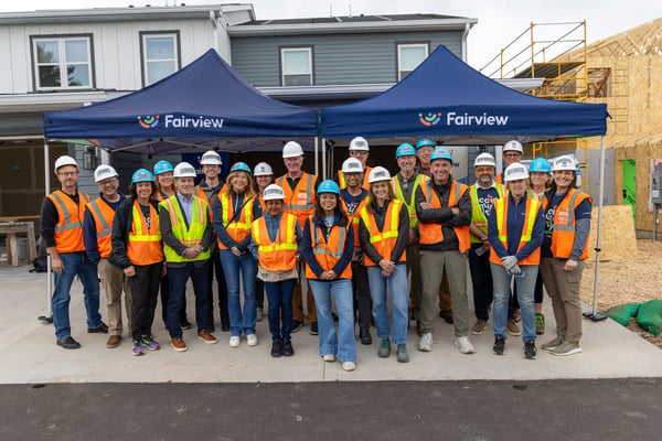 Fairview volunteer group photo.