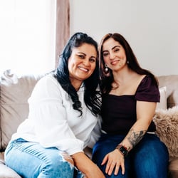 Linda and her mom, Norma.