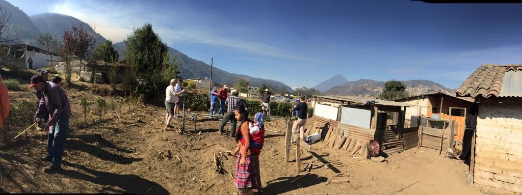 Guatemala Global Village Build - site and mountains