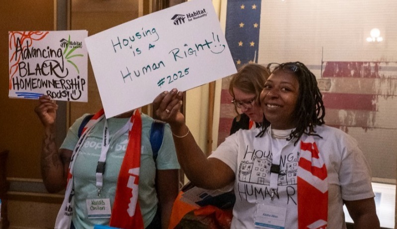 Advocates at Habitat on the Hill.