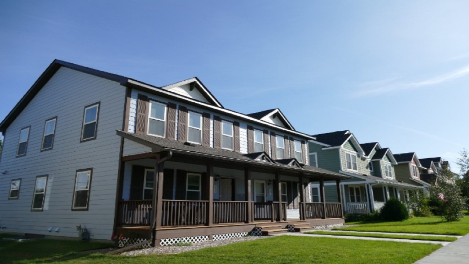 Habitat houses.