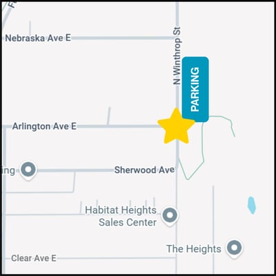 Heights Parking Map