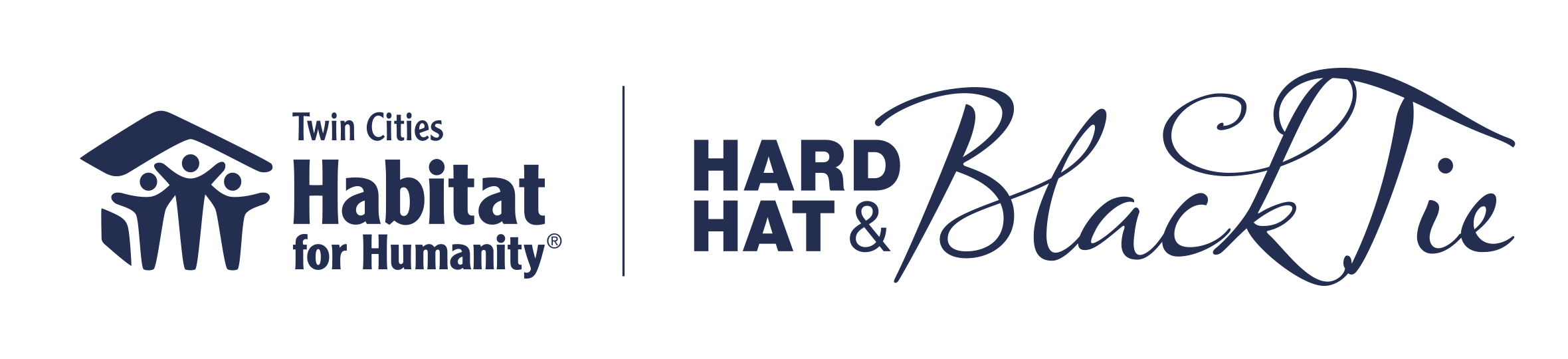 Logo lockup dark blue