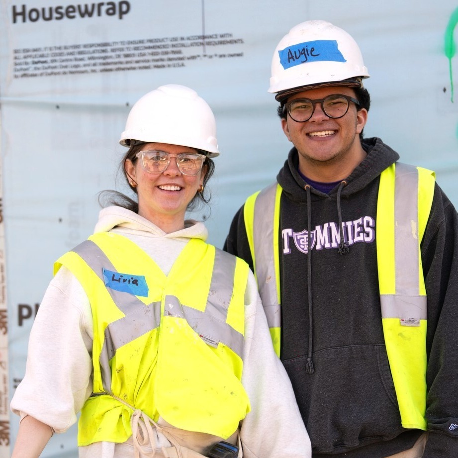 Students on site.