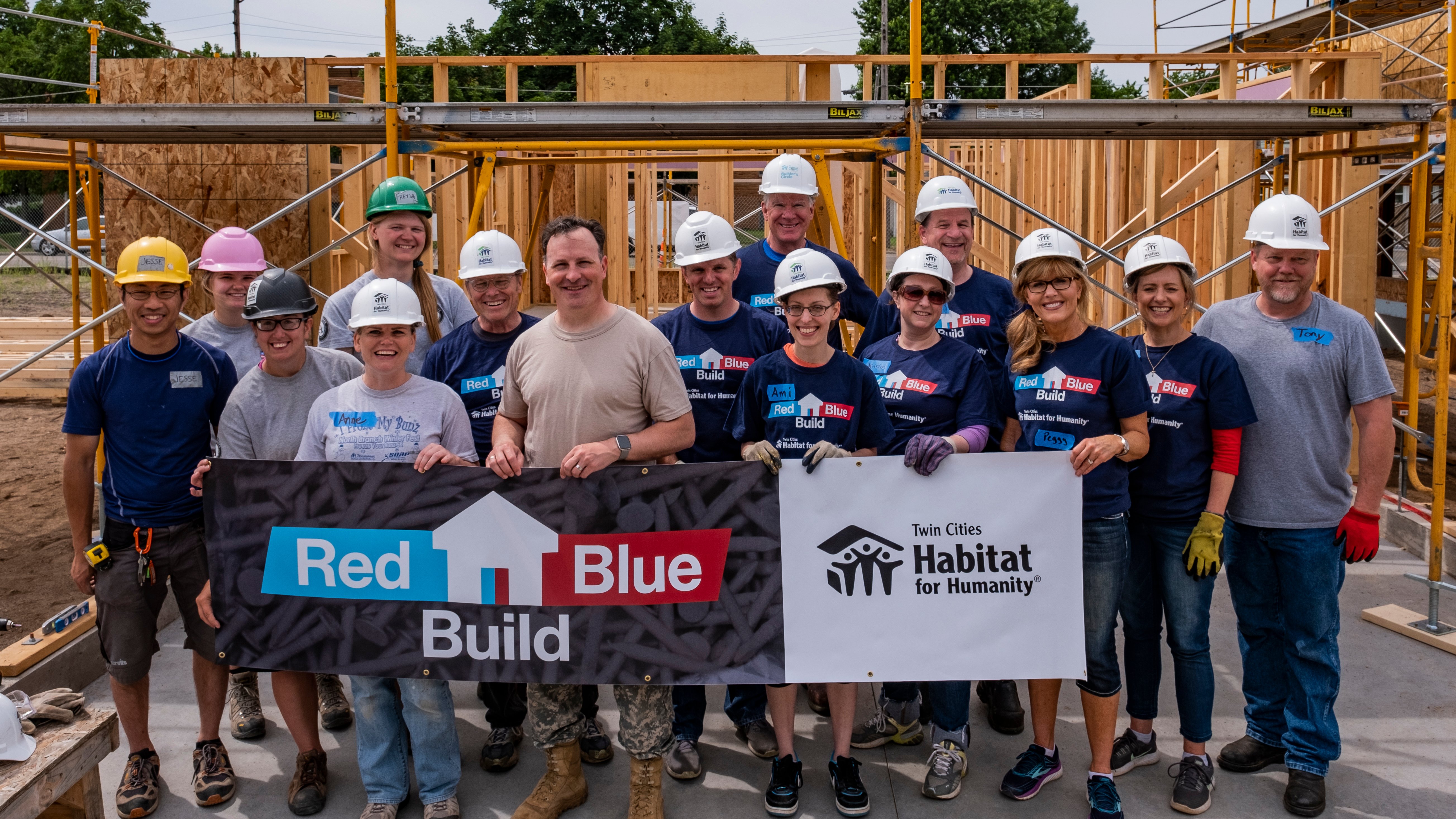 State Legislators and Habitat Staff