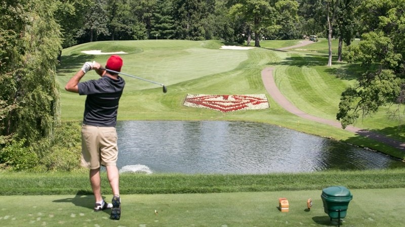 Raise the Roof Golf Tournament golfer