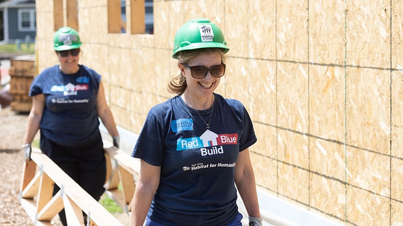 Red Blue Build 2022 - Rep. Kristin Robbins and Rep Emma Greenman - blog