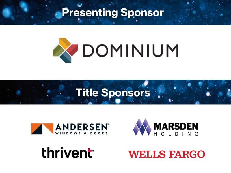 Presenting Sponsor: Dominium. Title Sponsors: Andersen, Marsden Holding, Thrivent, and Wells Fargo.