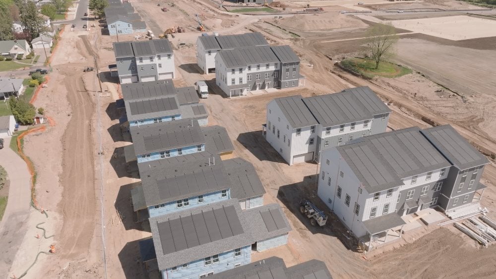The Heights aerial footage.