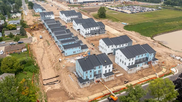 The Heights aerial photo.